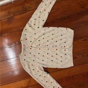 Pink Chicken Holiday Sweater-Multi Poms